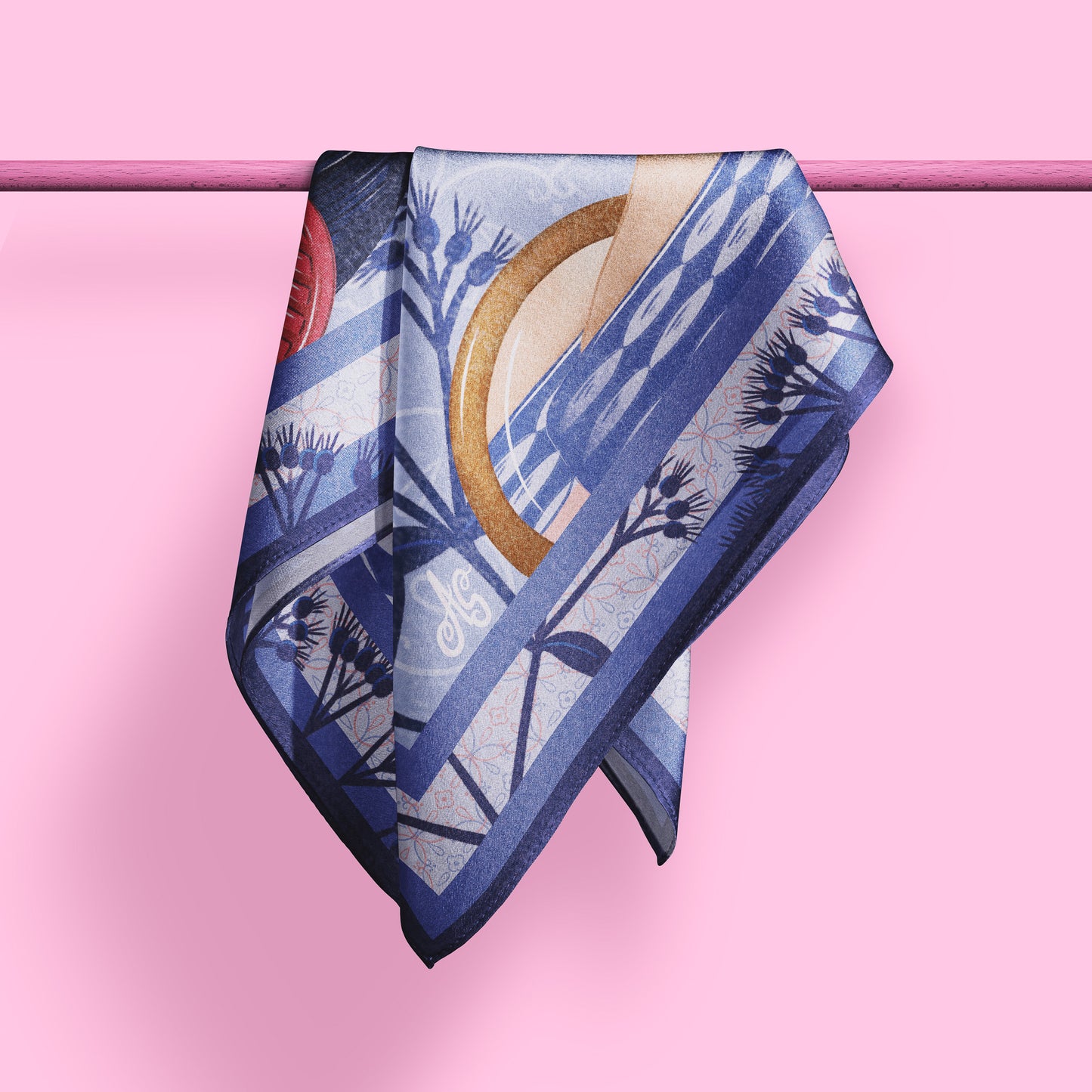 Tokyo Story Girl Silk Scarf