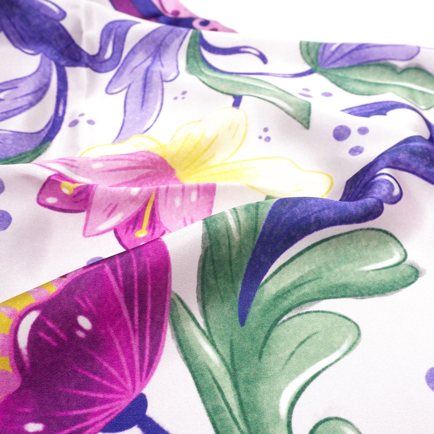 Secret Garden Floral Silk Scarf