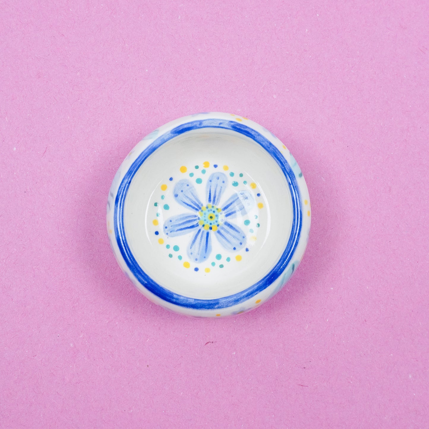 Round Ceramic Jewelry Tray