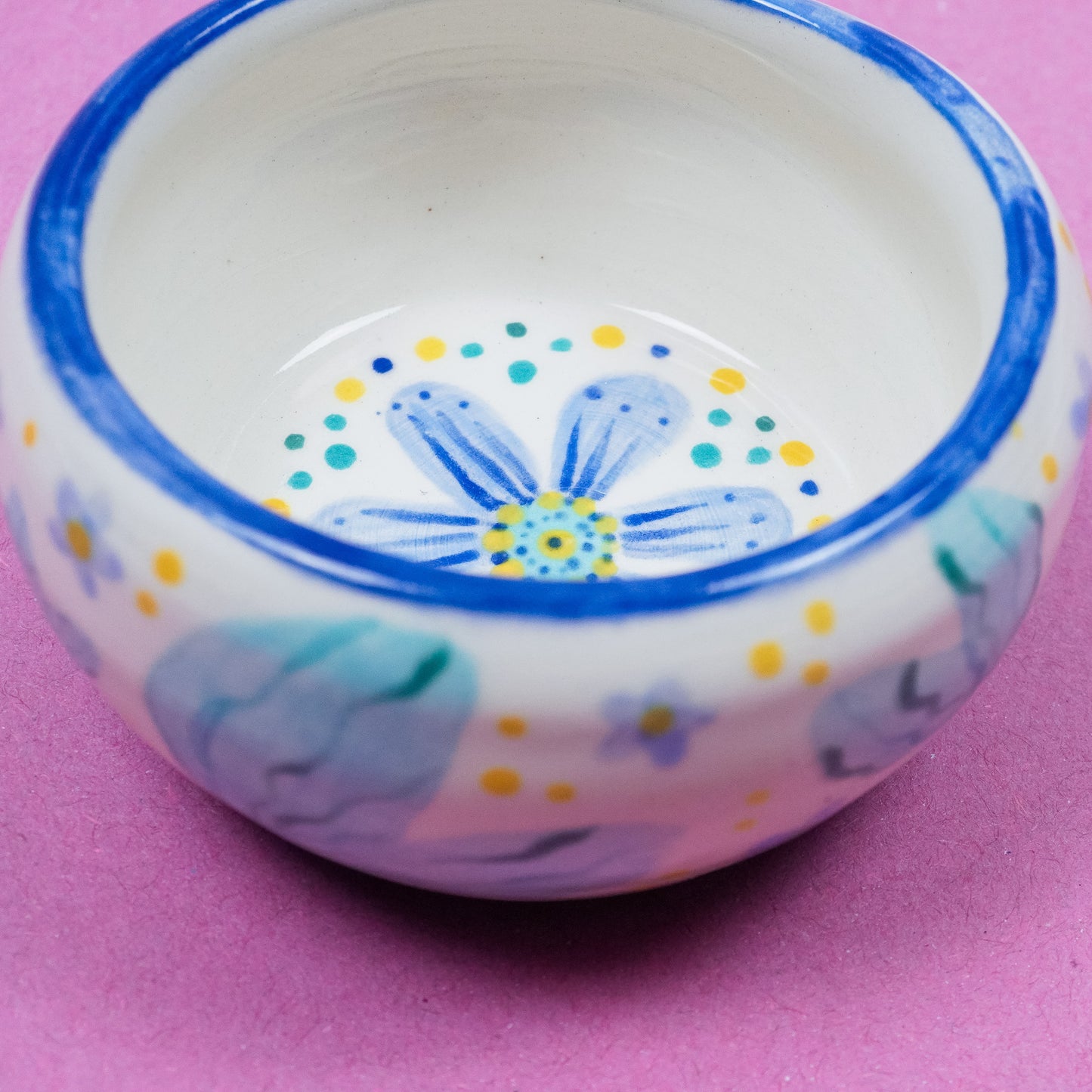 Round Ceramic Jewelry Tray