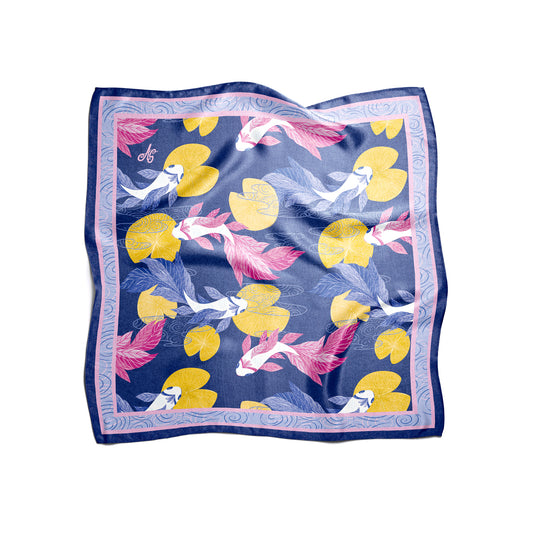 Under the Water Silk Scarf